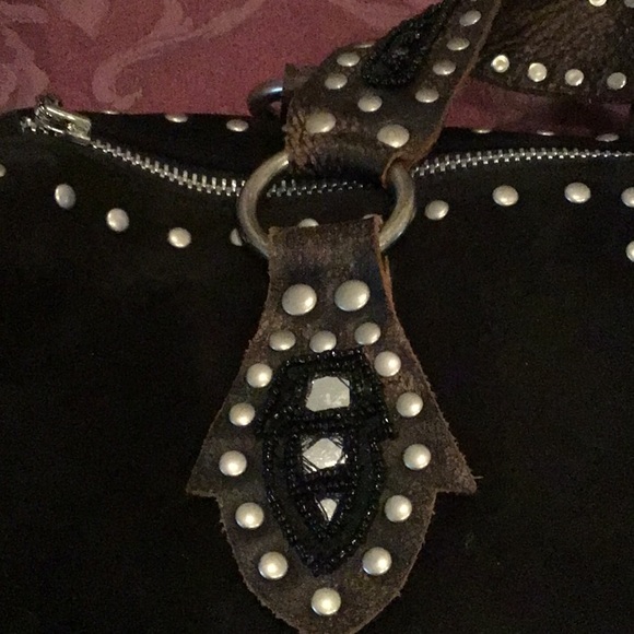 Betsey Johnson suede handbag - Picture 3 of 9